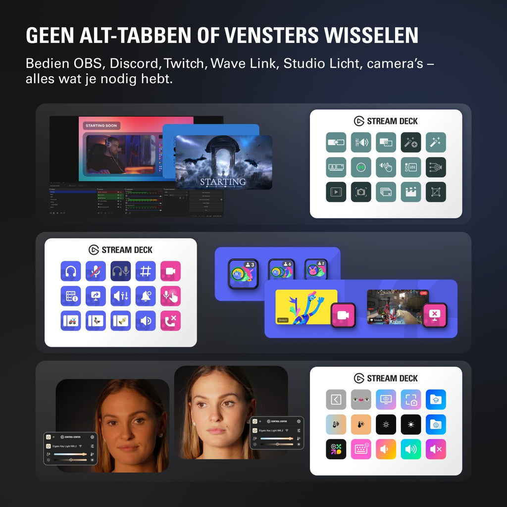 Elgato Stream Deck MK.2 Studio Controller – 3 Styles - Flex Gamingproduct_type