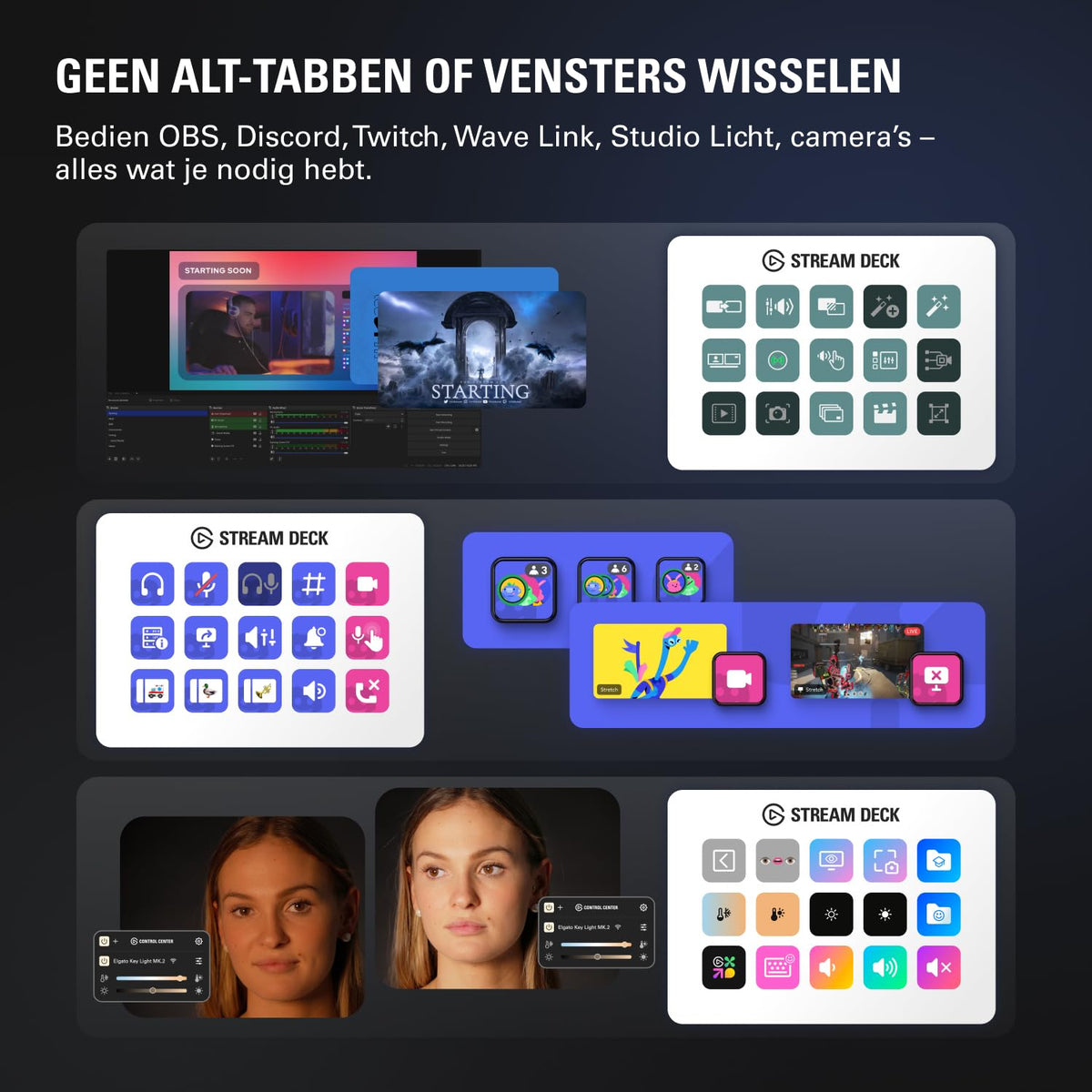 Elgato Stream Deck MK.2 Studio Controller – 3 Styles - Flex Gamingproduct_type
