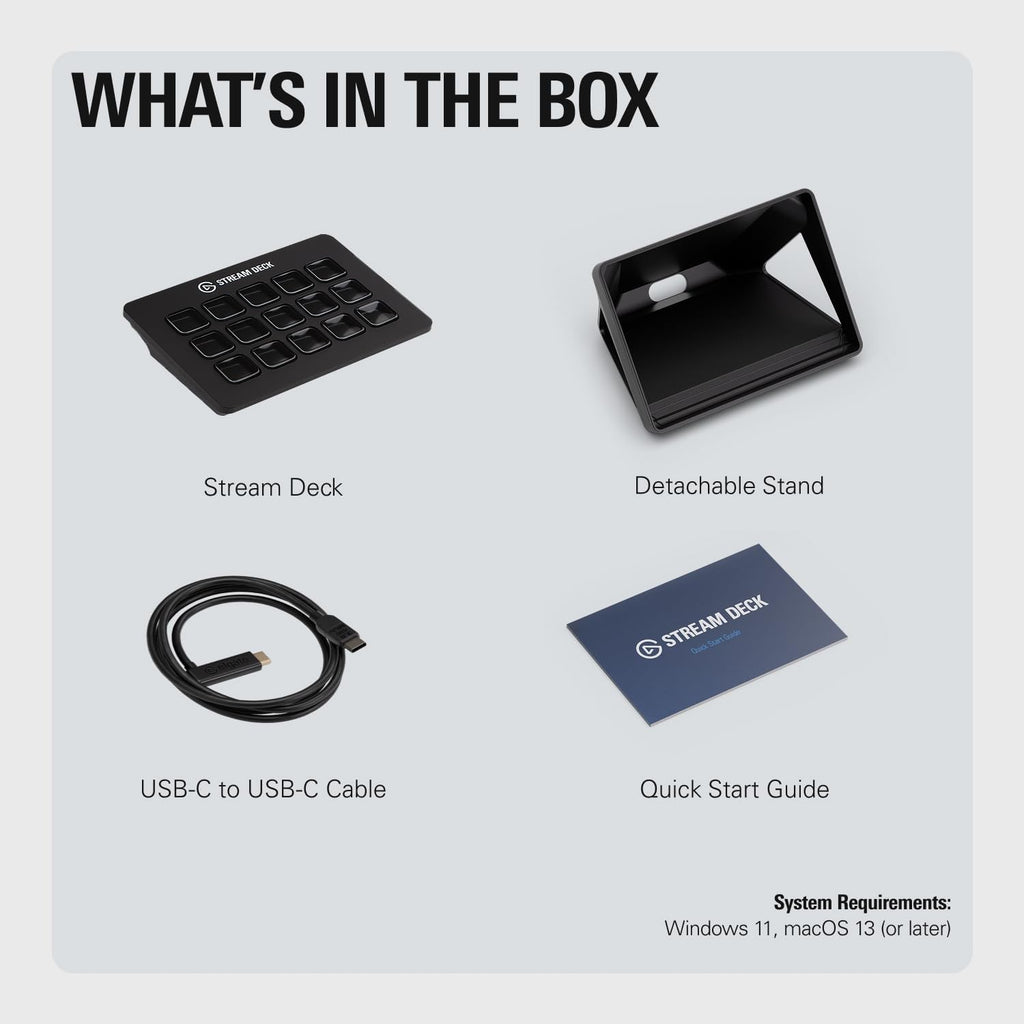 Elgato Stream Deck MK.2 Studio Controller – 3 Styles - Flex Gamingproduct_type