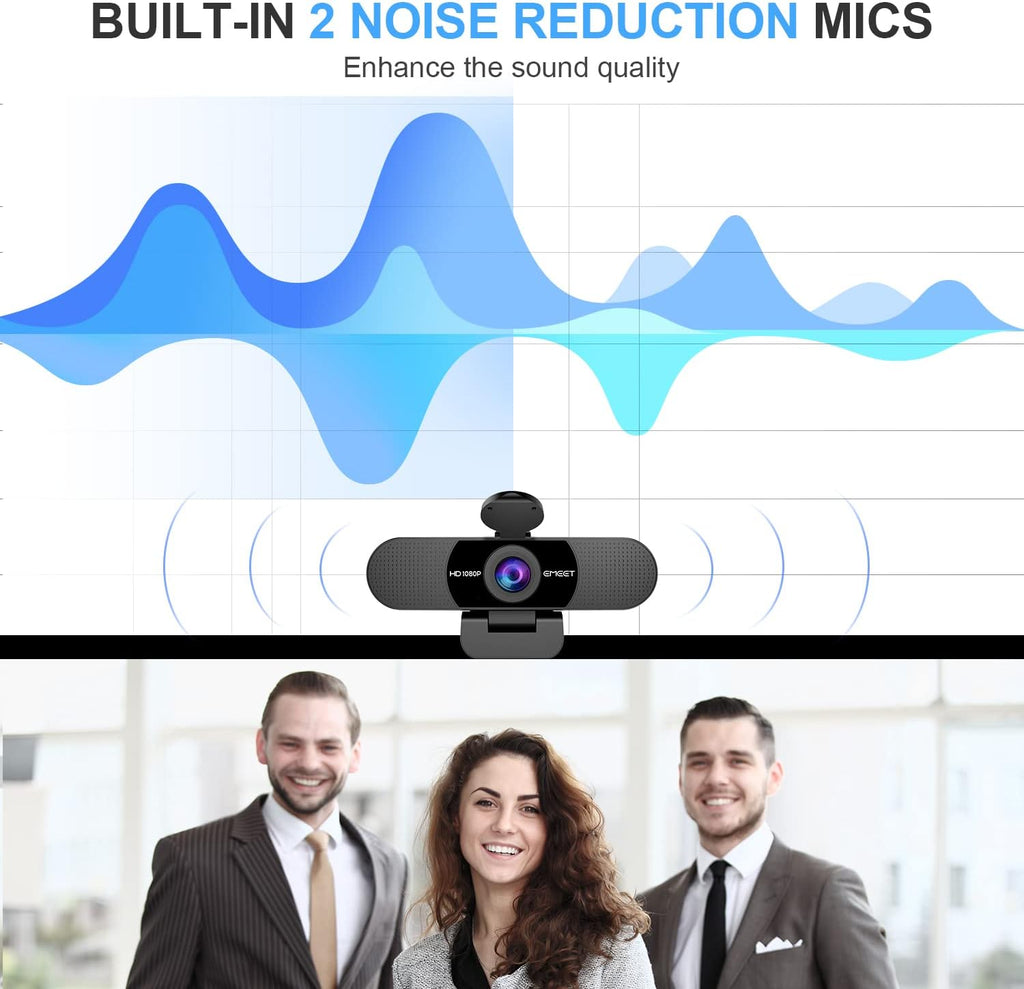 EMEET C960 1080P Webcam with Dual Mics – 3 Styles - Flex Gamingproduct_type