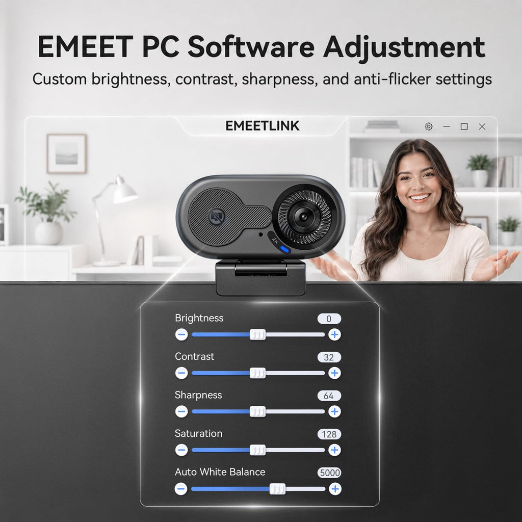 EMEET C960 1080P Webcam with Dual Mics – 3 Styles - Flex Gamingproduct_type