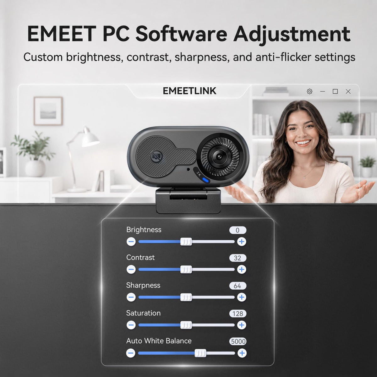 EMEET C960 1080P Webcam with Dual Mics – 3 Styles - Flex Gamingproduct_type