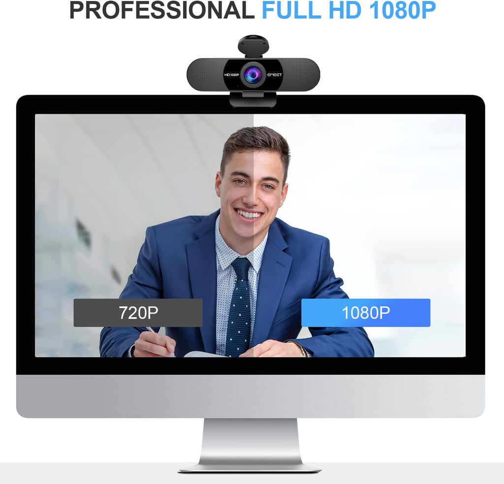 EMEET C960 1080P Webcam with Dual Mics – 3 Styles - Flex Gamingproduct_type
