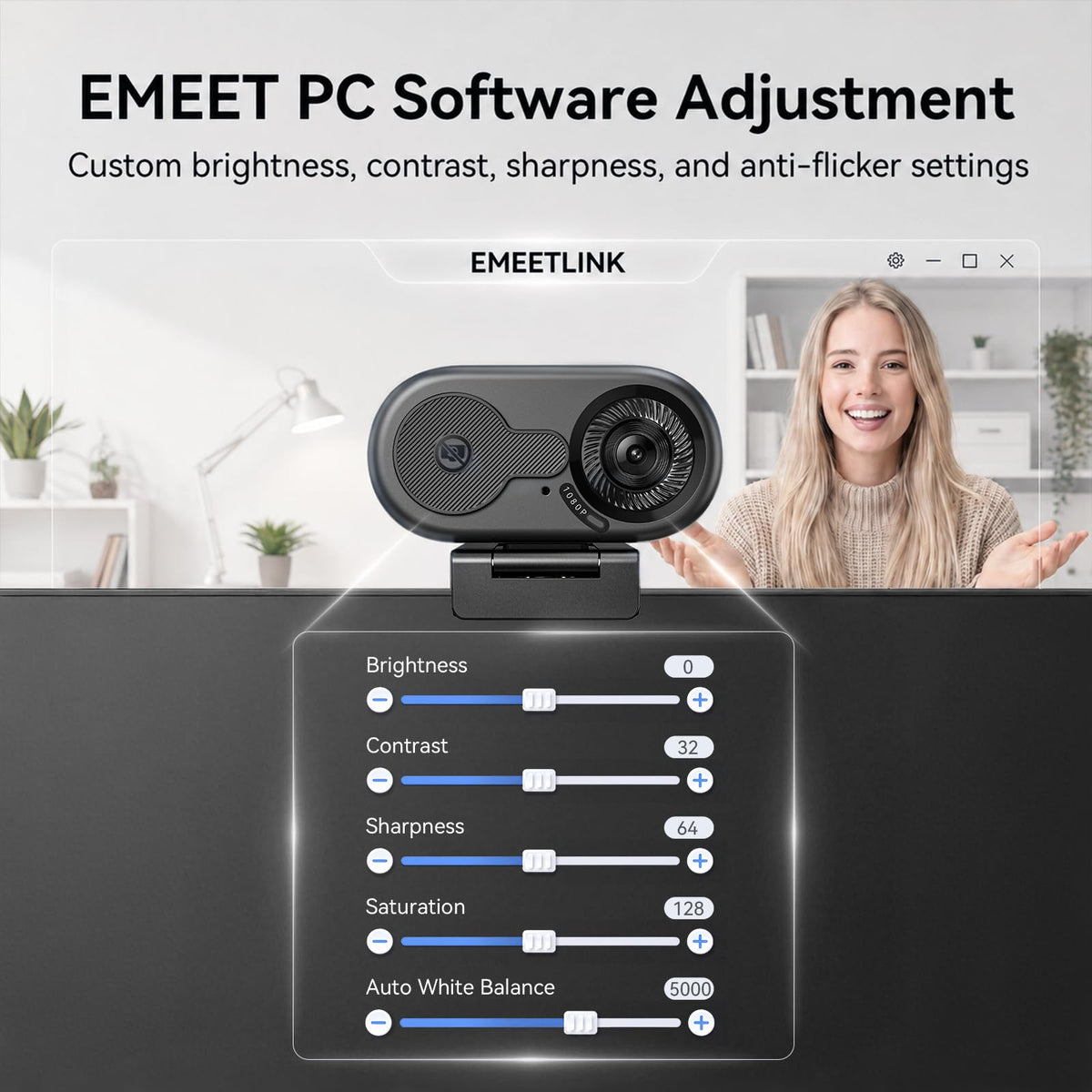 EMEET C960 1080P Webcam with Dual Mics – 3 Styles - Flex Gamingproduct_type