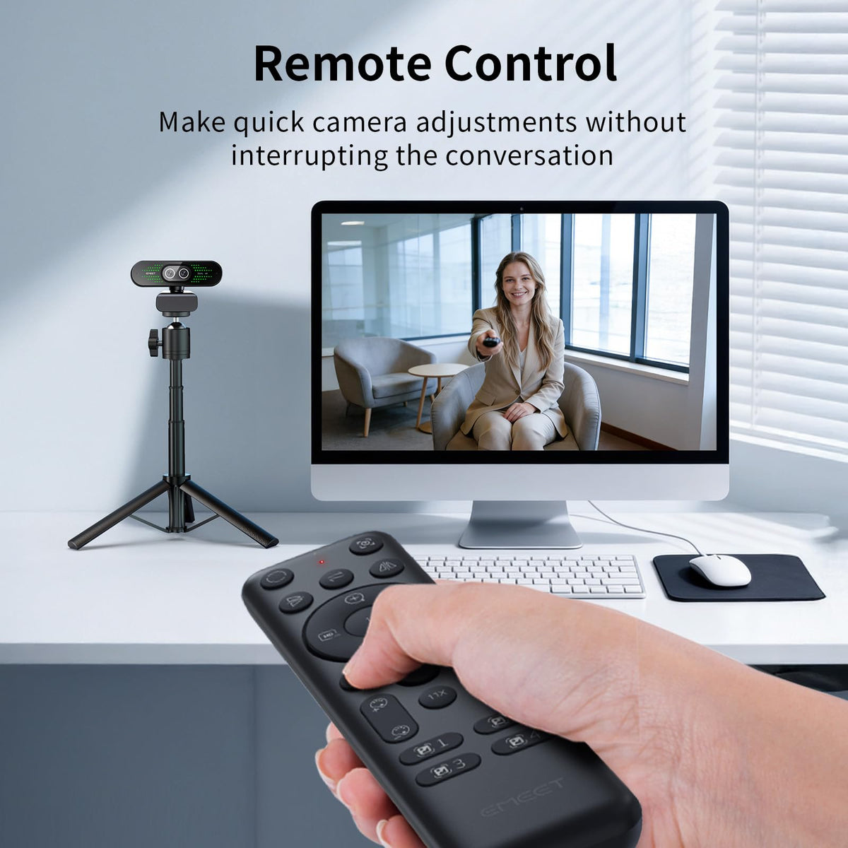 EMEET NOVA 4K Webcam PDAF Autofocus Dual Mics – 4 Styles - Flex Gamingproduct_type