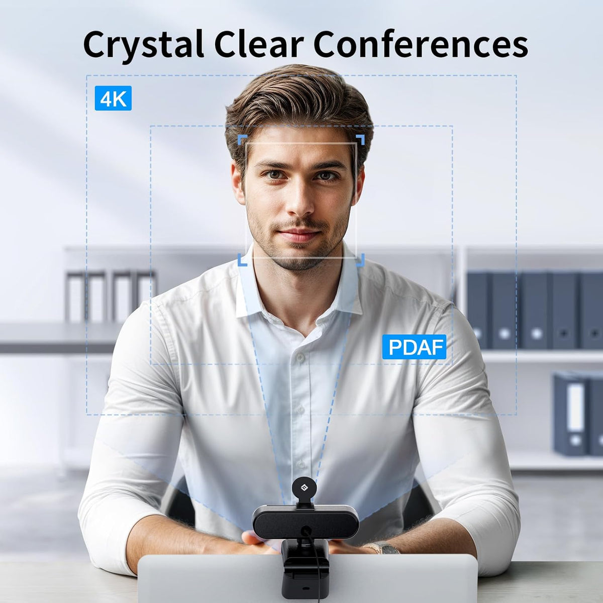 EMEET NOVA 4K Webcam PDAF Autofocus Dual Mics – 4 Styles - Flex Gamingproduct_type