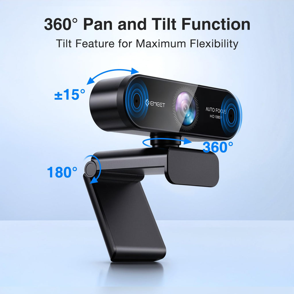 EMEET NOVA 4K Webcam PDAF Autofocus Dual Mics – 4 Styles - Flex Gamingproduct_type