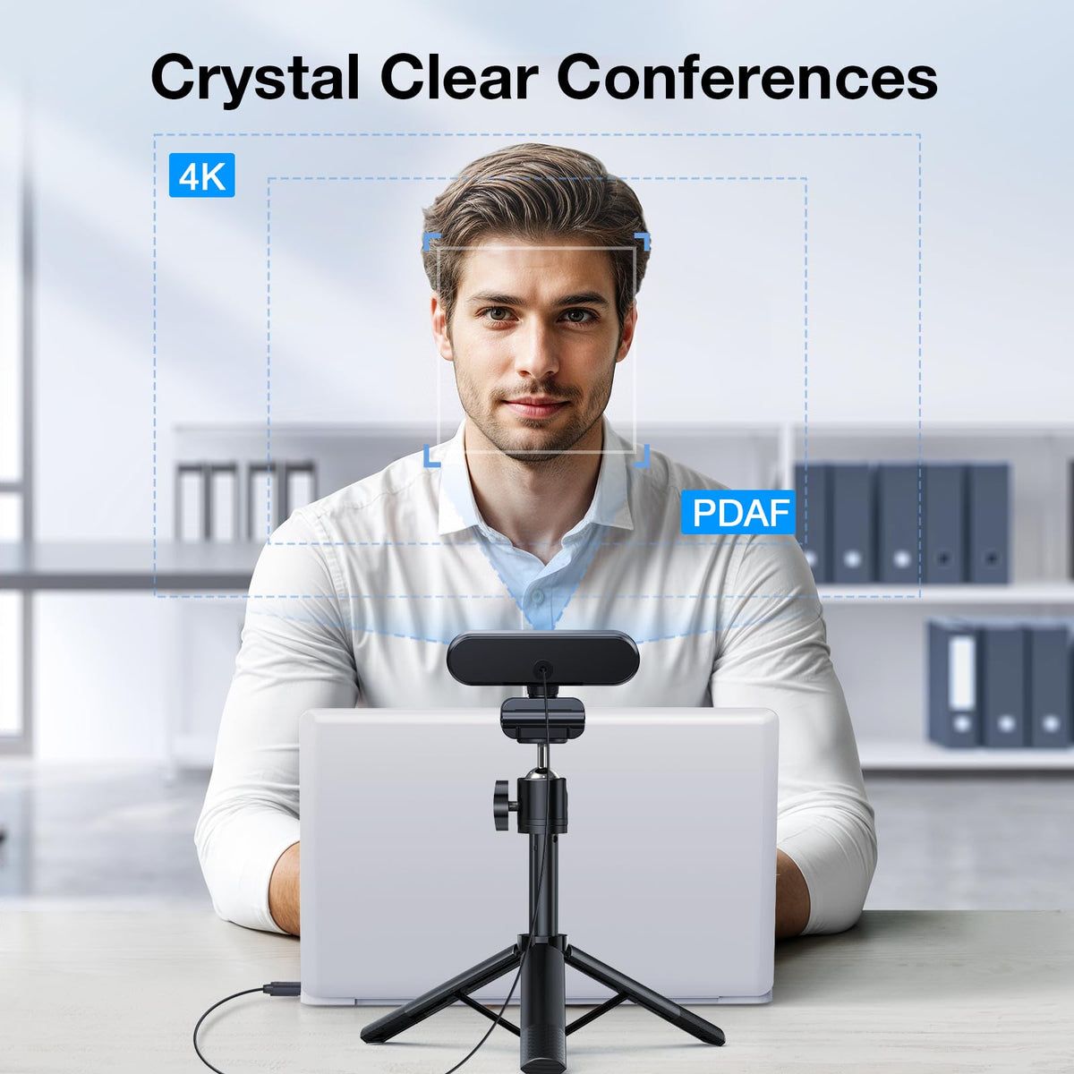 EMEET NOVA 4K Webcam PDAF Autofocus Dual Mics – 4 Styles - Flex Gamingproduct_type