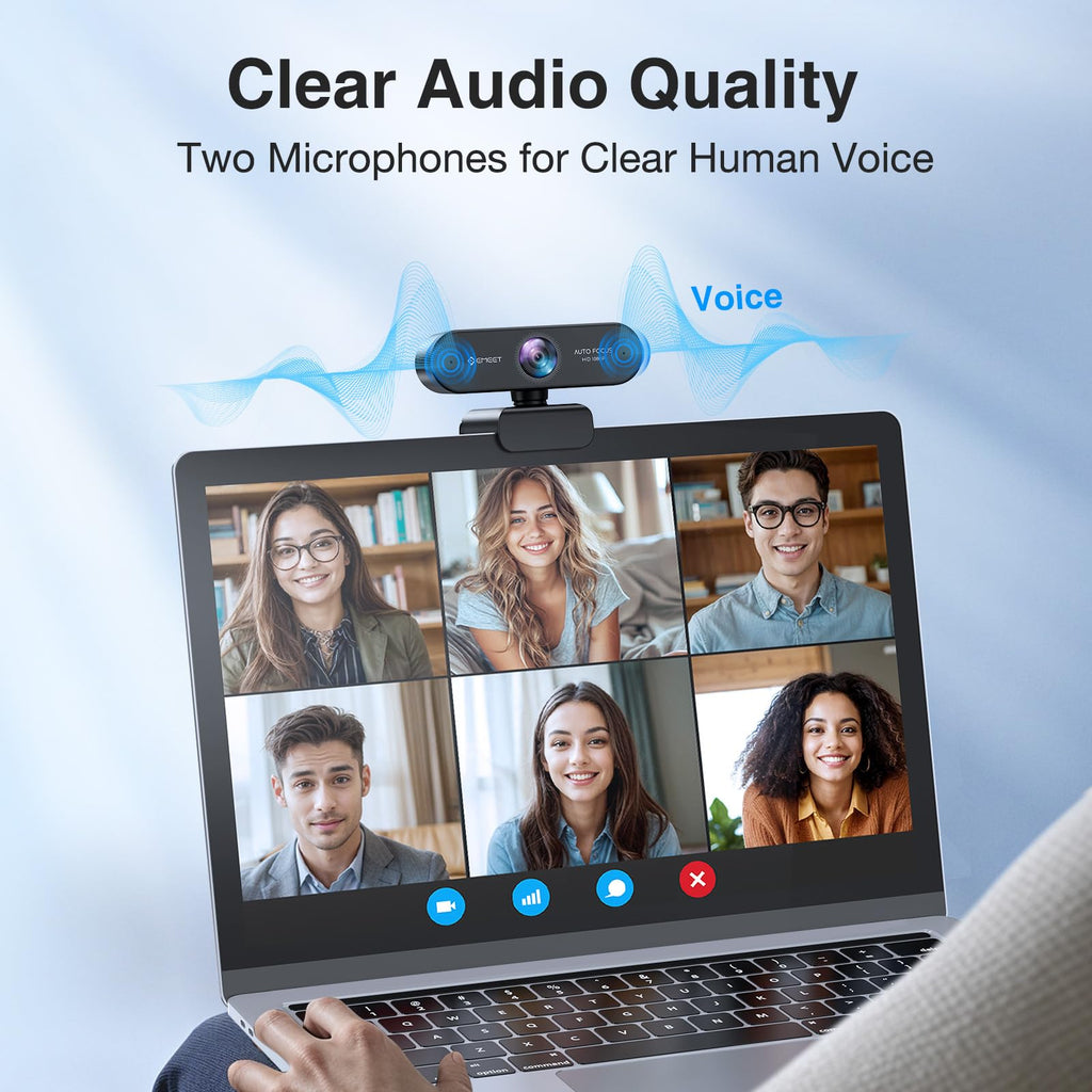 EMEET NOVA 4K Webcam PDAF Autofocus Dual Mics – 4 Styles - Flex Gamingproduct_type
