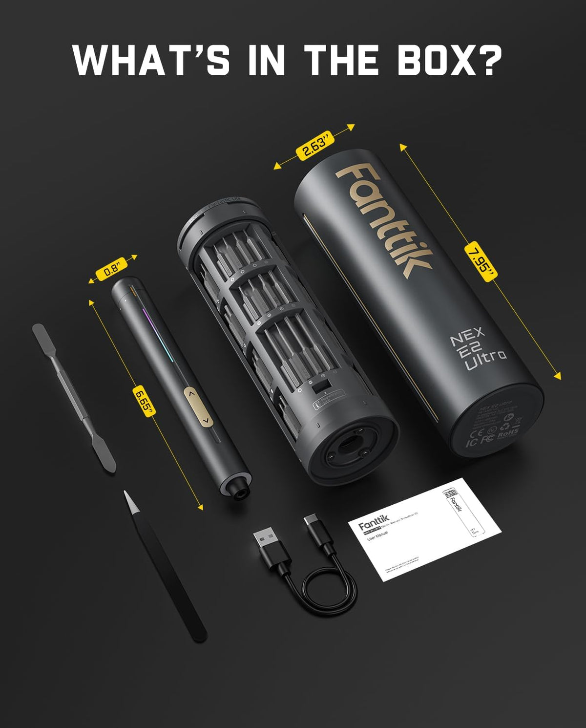 Fanttik E2 Ultra Precision Electric Screwdriver – 3 Colors - Flex Gamingproduct_type