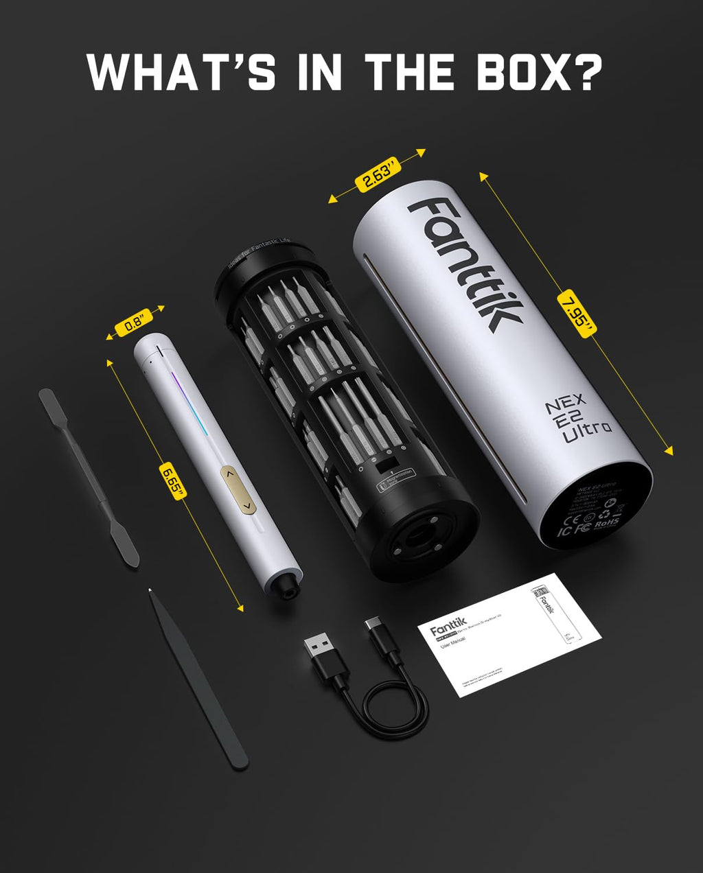 Fanttik E2 Ultra Precision Electric Screwdriver – 3 Colors - Flex Gamingproduct_type