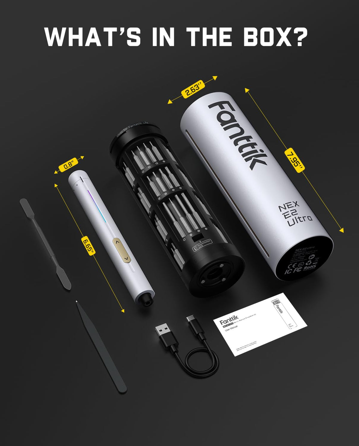 Fanttik E2 Ultra Precision Electric Screwdriver – 3 Colors - Flex Gamingproduct_type
