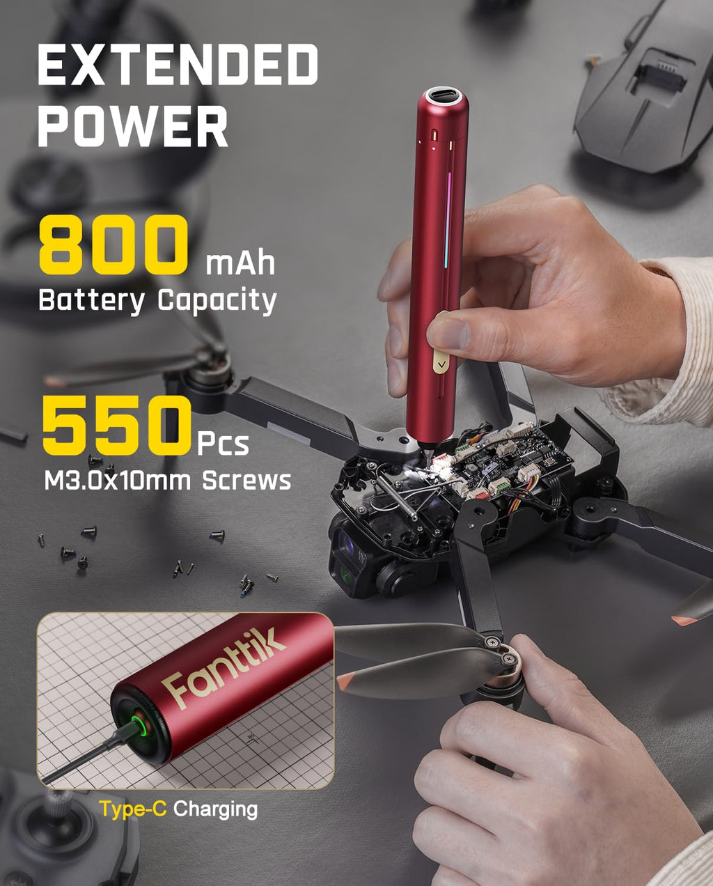 Fanttik E2 Ultra Precision Electric Screwdriver – 3 Colors - Flex Gamingproduct_type