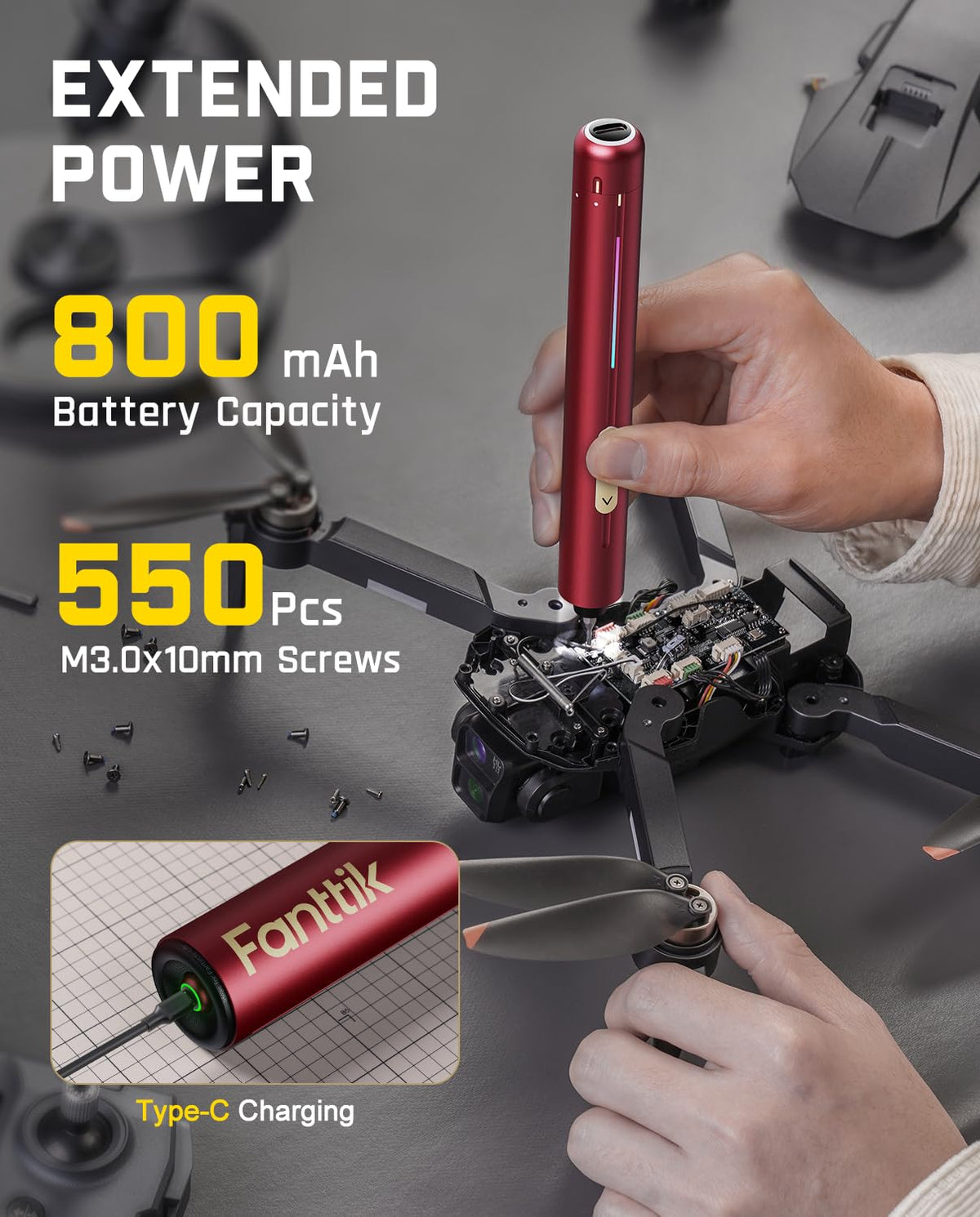 Fanttik E2 Ultra Precision Electric Screwdriver – 3 Colors - Flex Gamingproduct_type