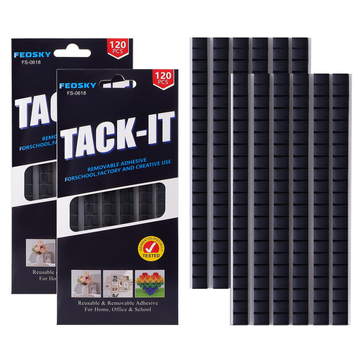 Feosky Removable Poster Putty – 8 Colors & 3 Pack Sizes - Flex Gamingproduct_type