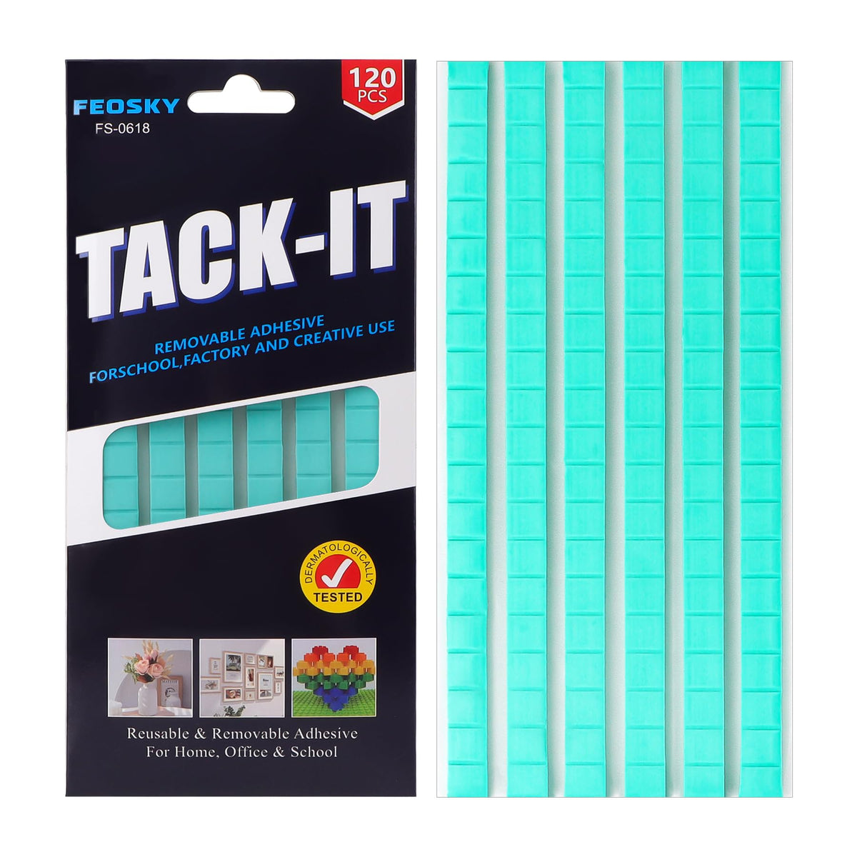 Feosky Removable Poster Putty – 8 Colors & 3 Pack Sizes - Flex Gamingproduct_type