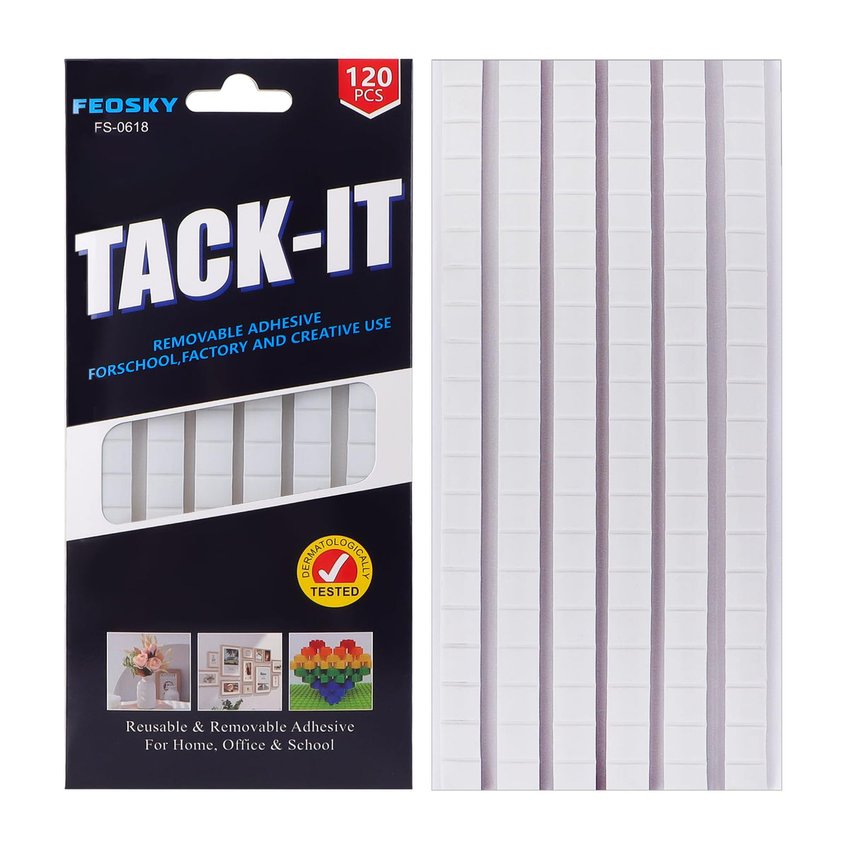 Feosky Removable Poster Putty – 8 Colors & 3 Pack Sizes - Flex Gamingproduct_type