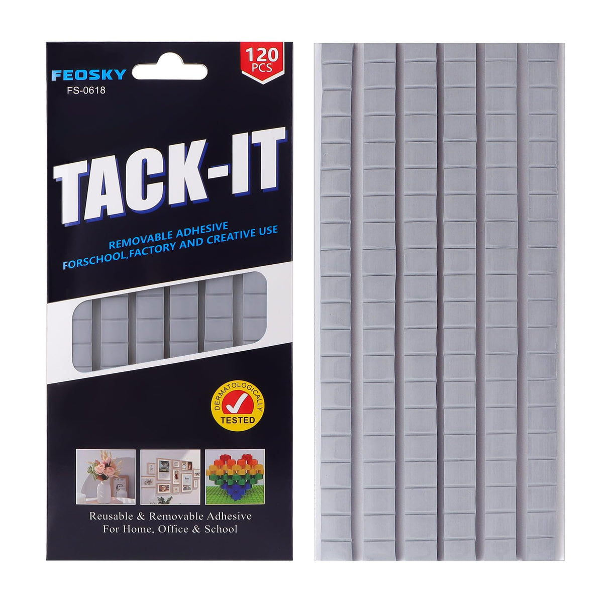 Feosky Removable Poster Putty – 8 Colors & 3 Pack Sizes - Flex Gamingproduct_type