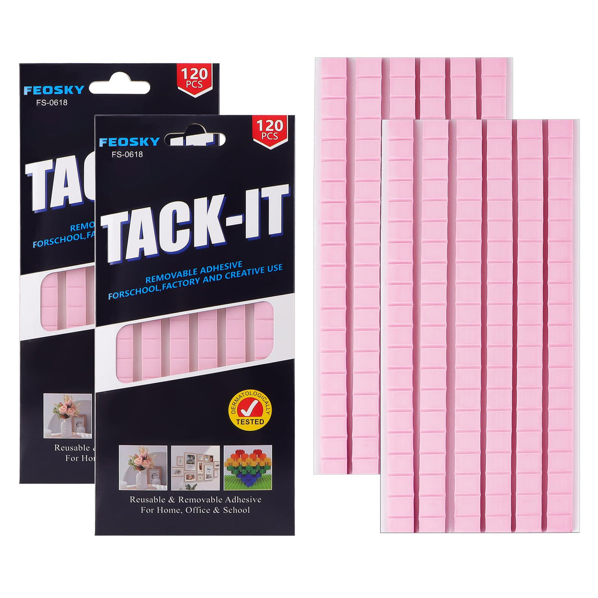 Feosky Removable Poster Putty – 8 Colors & 3 Pack Sizes - Flex Gamingproduct_type