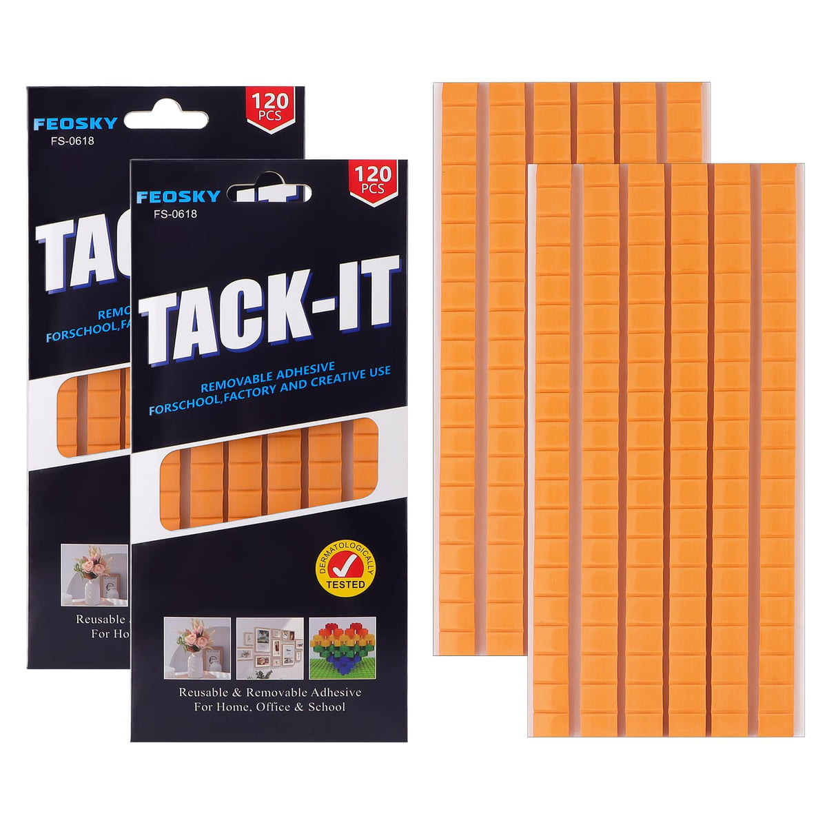 Feosky Removable Poster Putty – 8 Colors & 3 Pack Sizes - Flex Gamingproduct_type