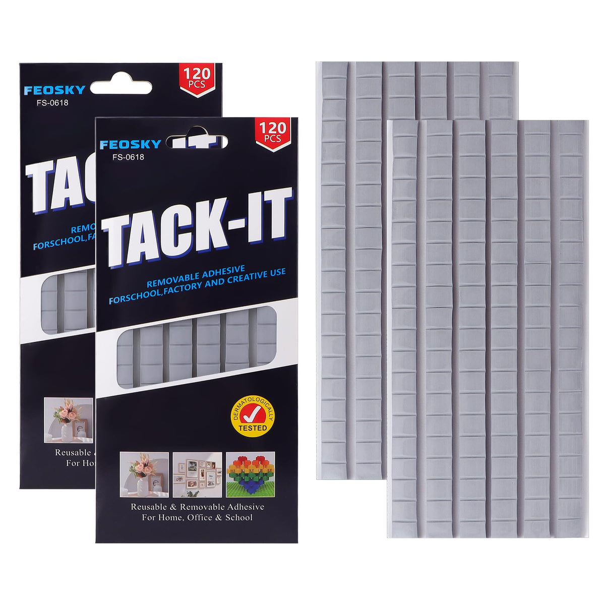 Feosky Removable Poster Putty – 8 Colors & 3 Pack Sizes - Flex Gamingproduct_type