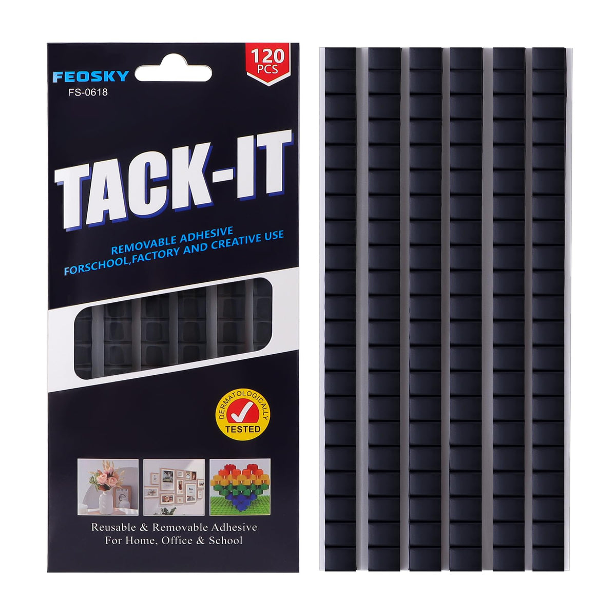Feosky Removable Poster Putty – 8 Colors & 3 Pack Sizes - Flex Gamingproduct_type