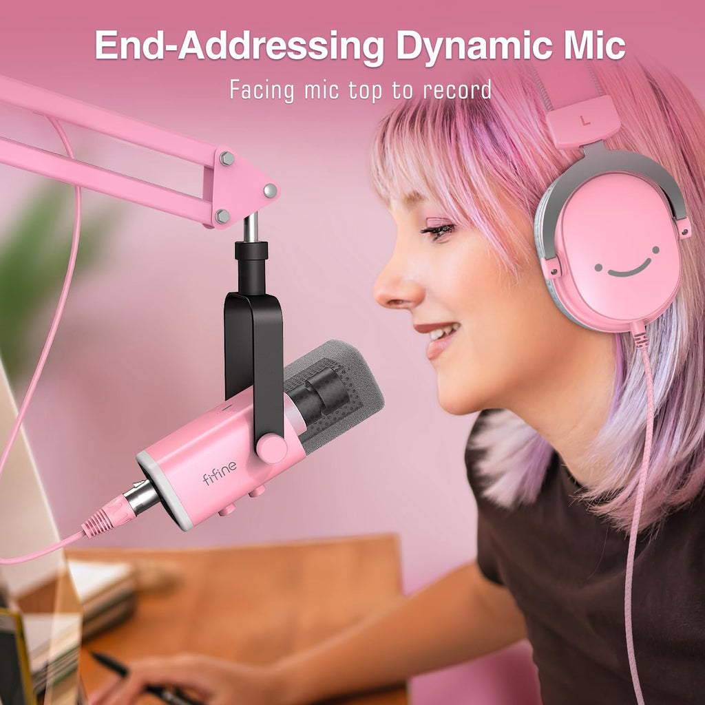 FIFINE AmpliGame AM8T XLR/USB Gaming Microphone Kit – 3 Colors - Flex Gamingproduct_type