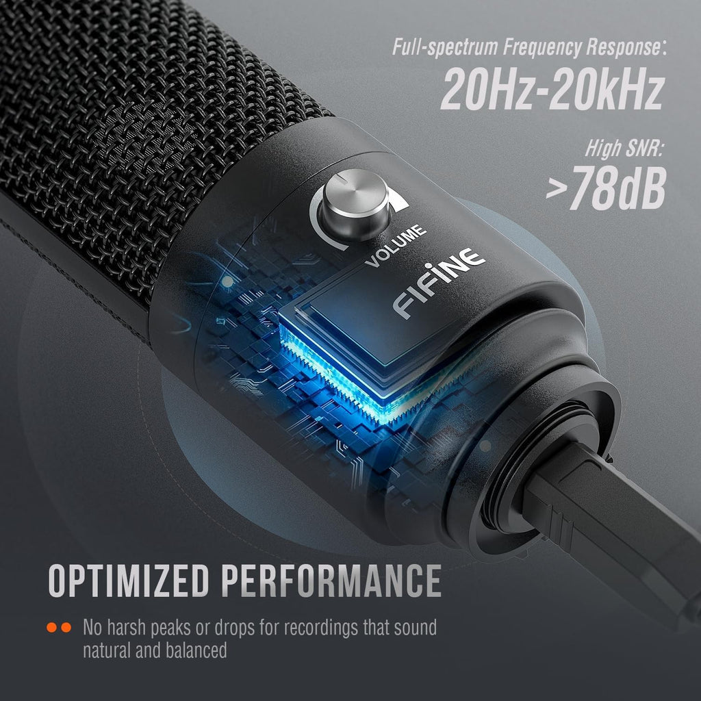 FIFINE T669 Studio Condenser USB Microphone Kit – 5 Colors - Flex Gamingproduct_type
