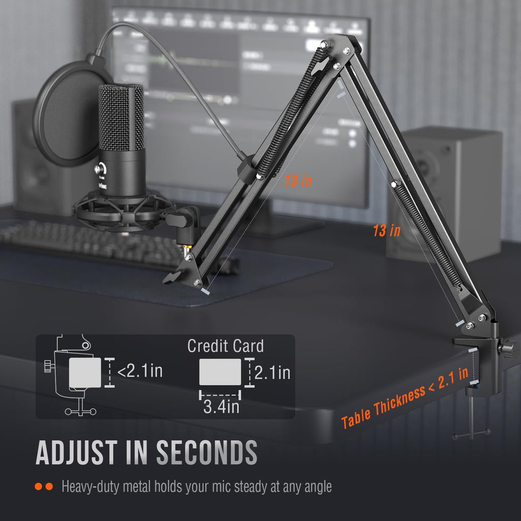 FIFINE T669 Studio Condenser USB Microphone Kit – 5 Colors - Flex Gamingproduct_type