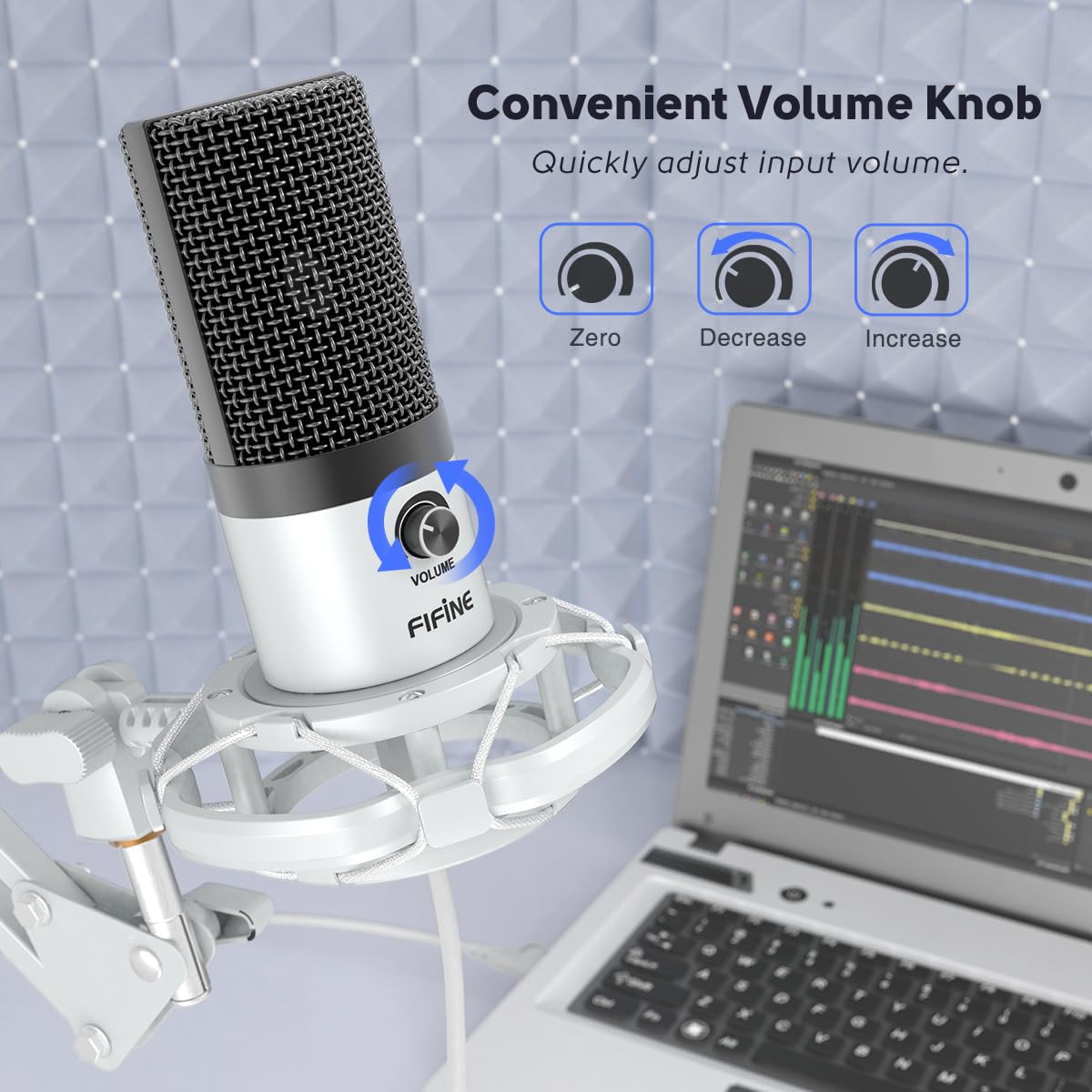 FIFINE T669 Studio Condenser USB Microphone Kit – 5 Colors - Flex Gamingproduct_type