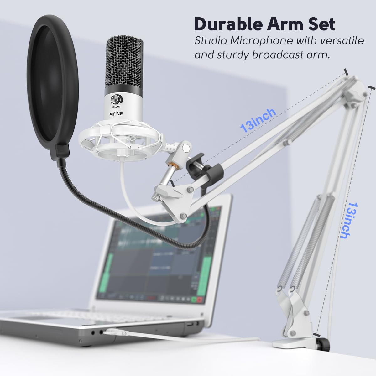 FIFINE T669 Studio Condenser USB Microphone Kit – 5 Colors - Flex Gamingproduct_type