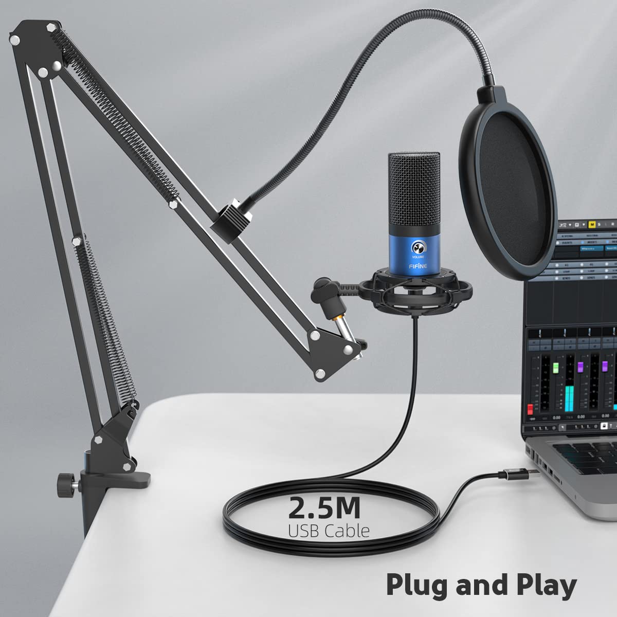 FIFINE T669 Studio Condenser USB Microphone Kit – 5 Colors - Flex Gamingproduct_type