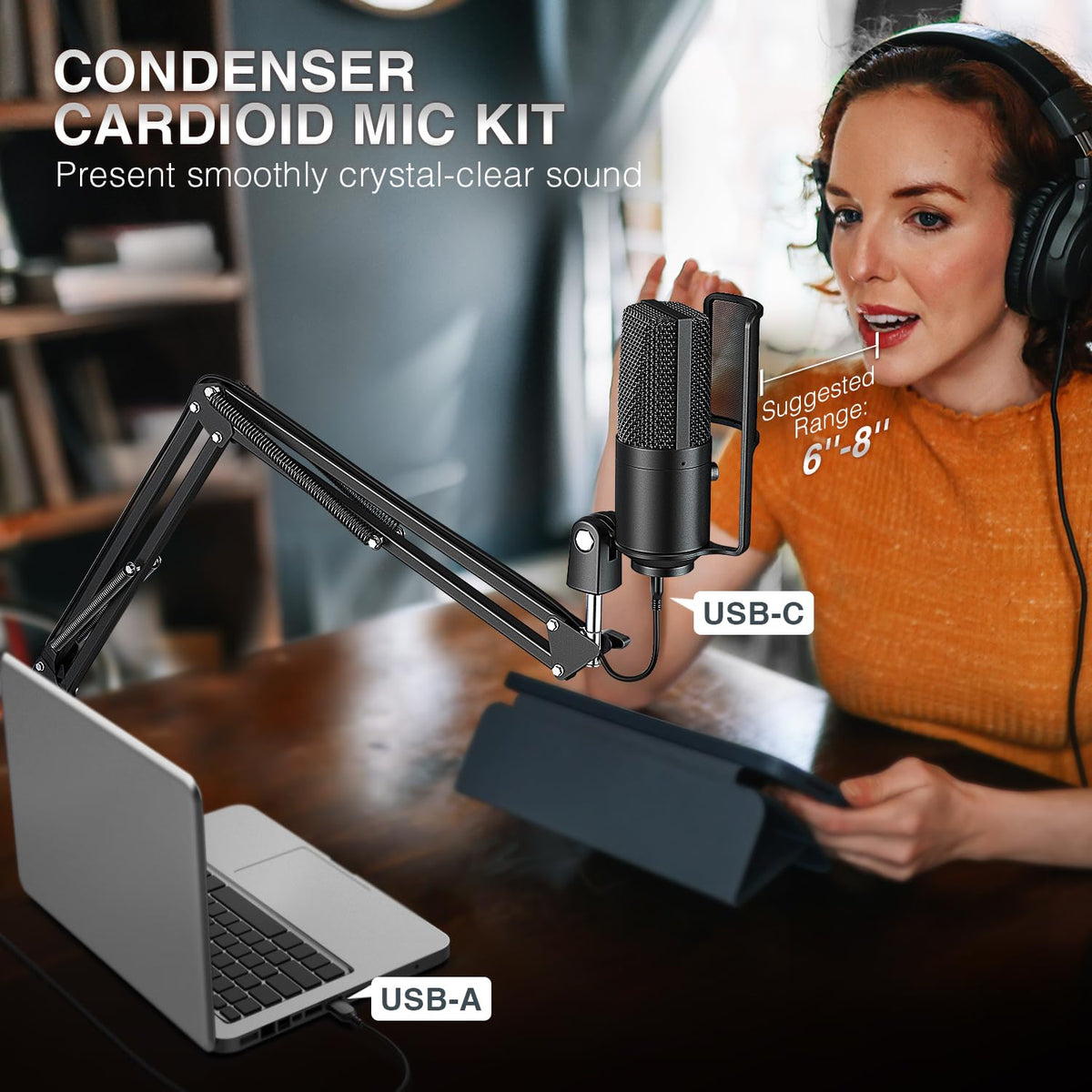 FIFINE T669 Studio Condenser USB Microphone Kit – 5 Colors - Flex Gamingproduct_type