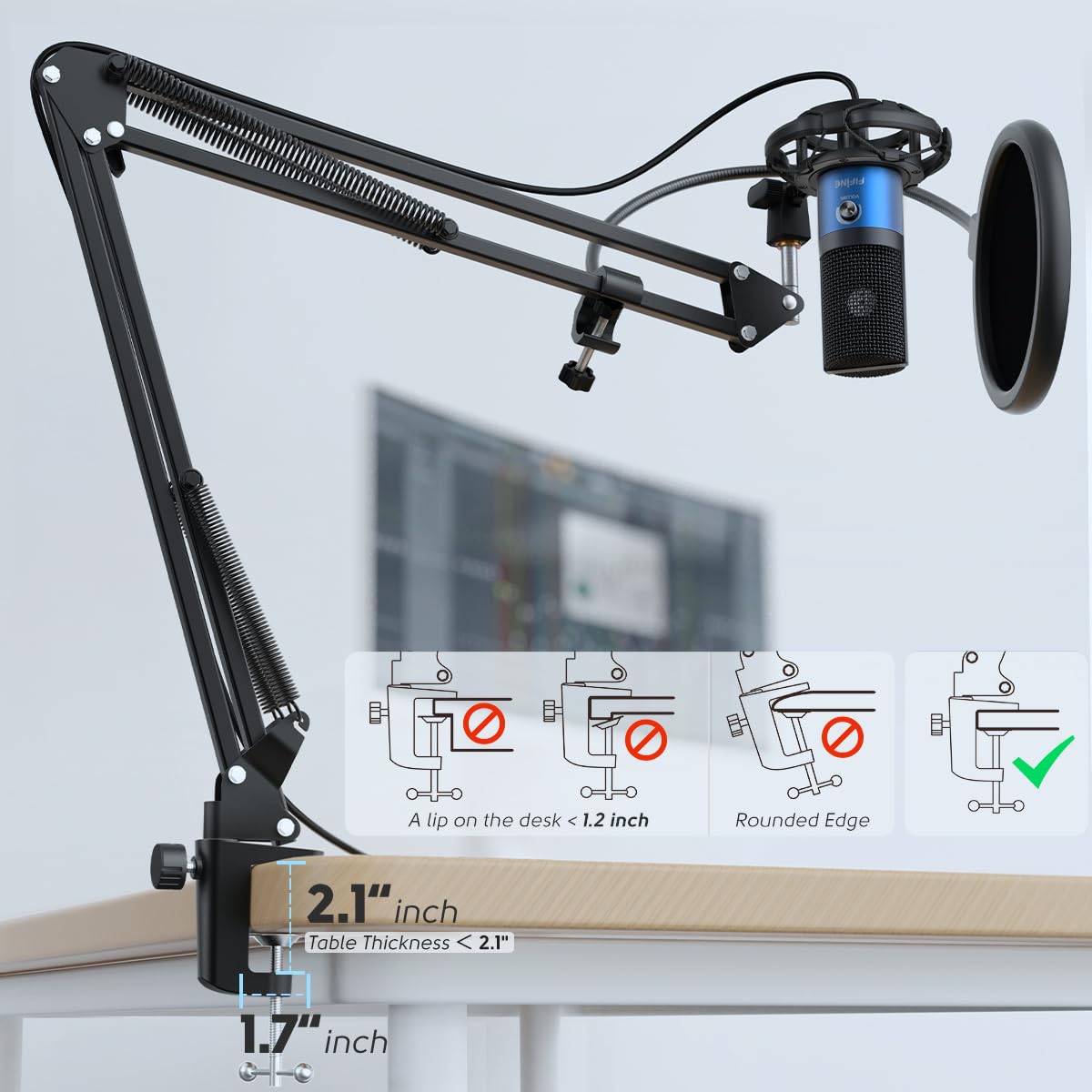 FIFINE T669 Studio Condenser USB Microphone Kit – 5 Colors - Flex Gamingproduct_type