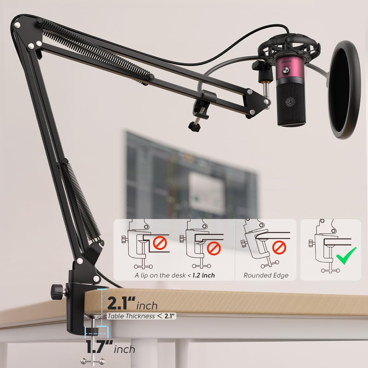 FIFINE T669 Studio Condenser USB Microphone Kit – 5 Colors - Flex Gamingproduct_type
