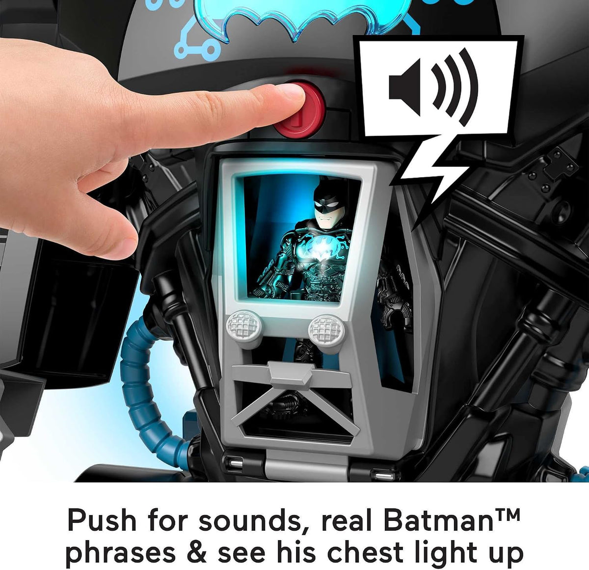 Fisher-Price Imaginext DC Batman Bat-Tech Batbot Playset – 24" - Flex Gamingproduct_type