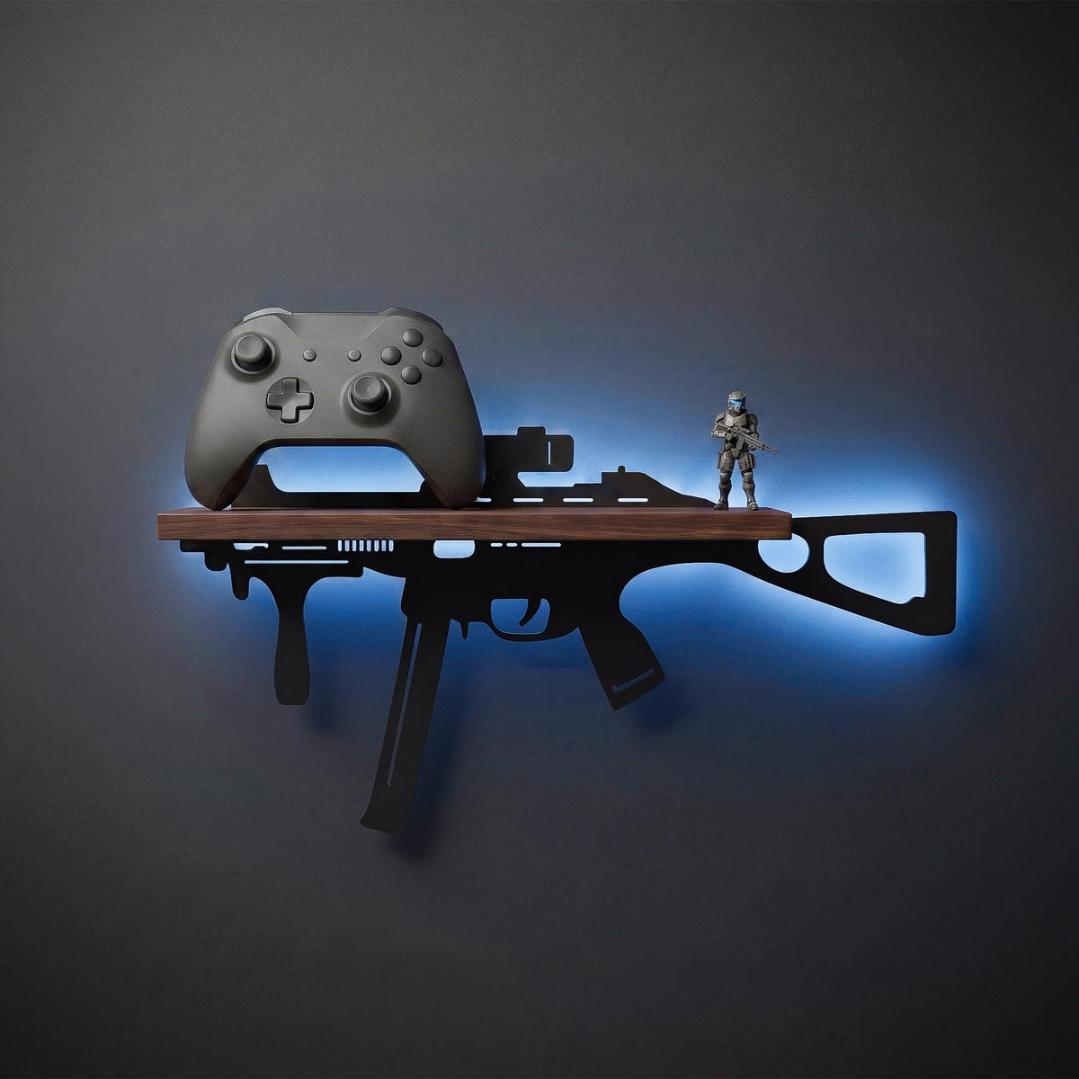 FNYDOX Gun-Shaped LED Floating Shelf Gaming Room Decor – 3 Styles - Flex Gamingproduct_type