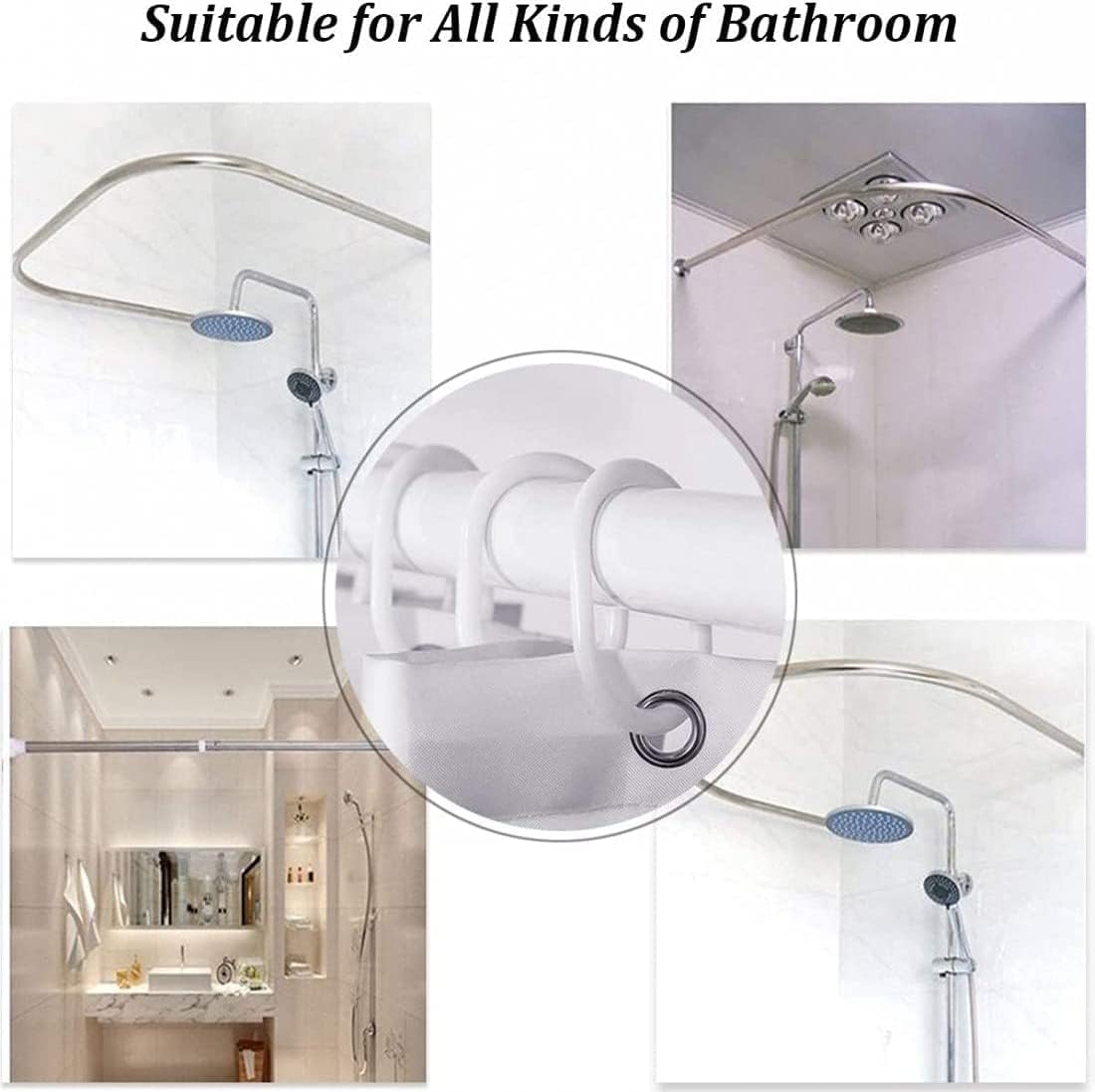 Frameless Super Sonic Bathroom Set, 4 Pieces - Flex Gamingproduct_type