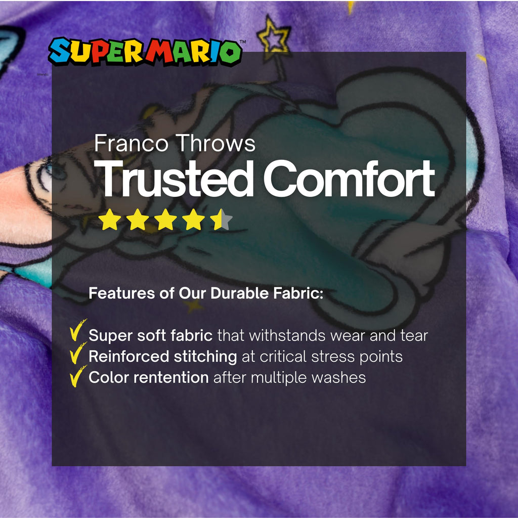 Franco Character Throw Blanket – 3 Sizes & 23 Designs - Flex Gamingproduct_type