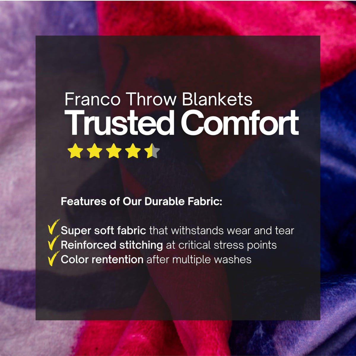 Franco Character Throw Blanket – 3 Sizes & 23 Designs - Flex Gamingproduct_type