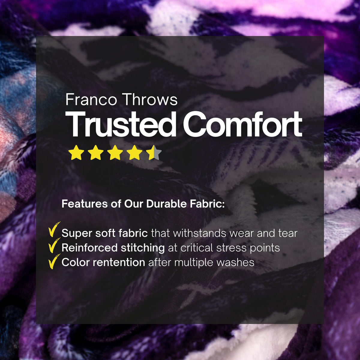 Franco Character Throw Blanket – 3 Sizes & 23 Designs - Flex Gamingproduct_type