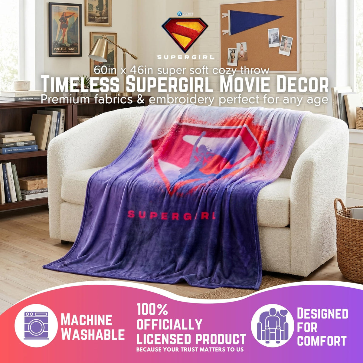 Franco Character Throw Blanket – 3 Sizes & 23 Designs - Flex Gamingproduct_type