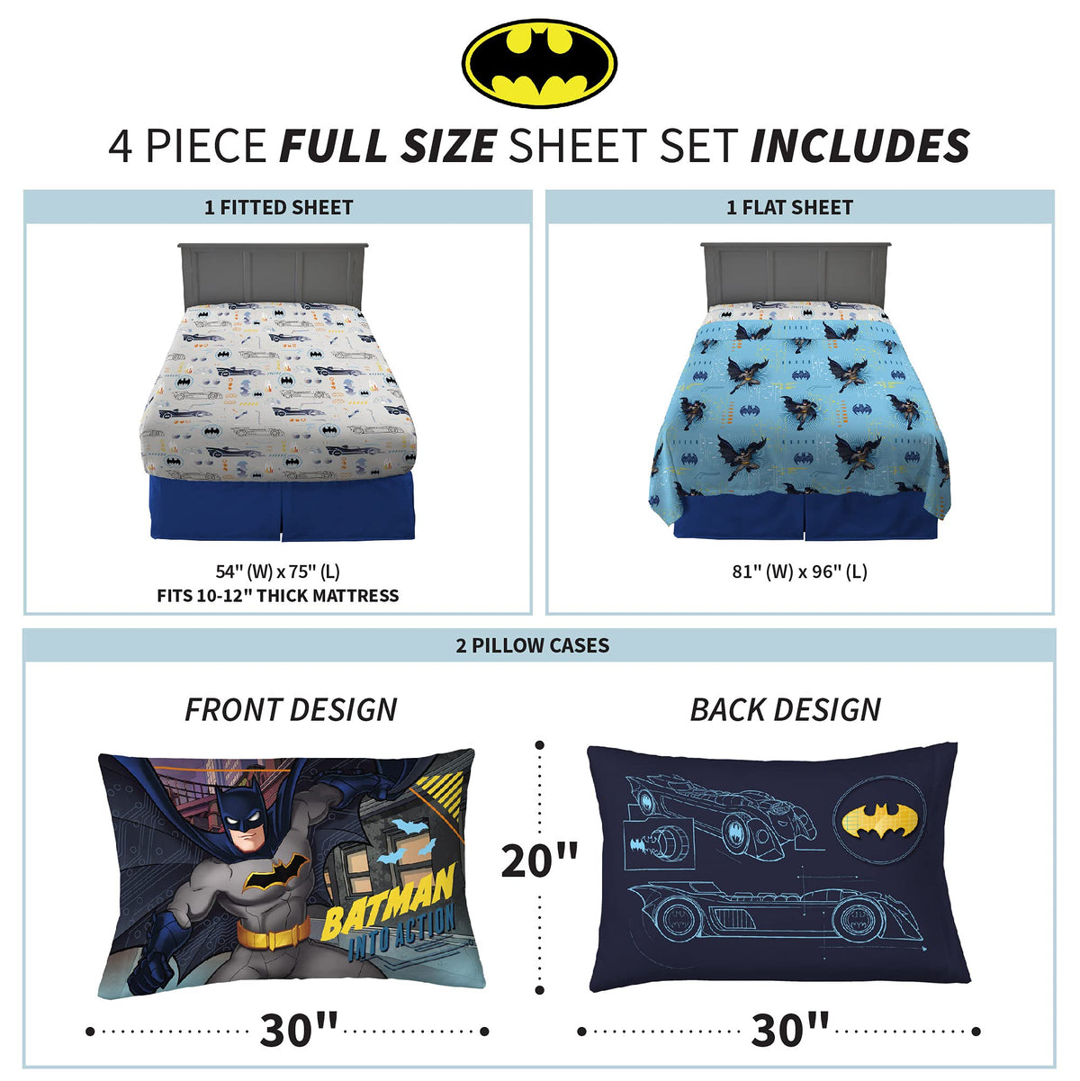 Franco Licensed Character Sheet Set – 3 Sizes & 25 Designs - Flex Gamingproduct_type