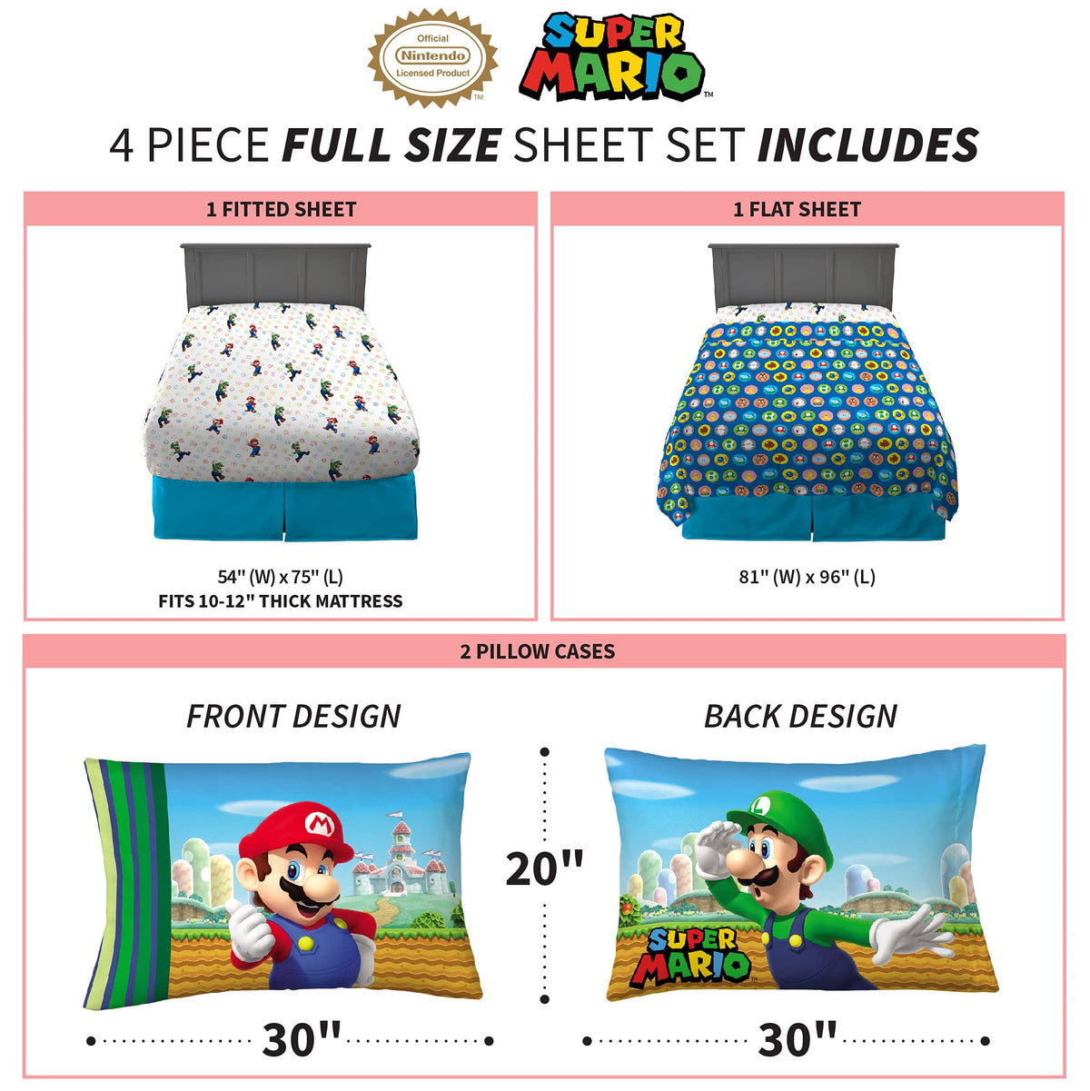 Franco Licensed Character Sheet Set – 3 Sizes & 25 Designs - Flex Gamingproduct_type