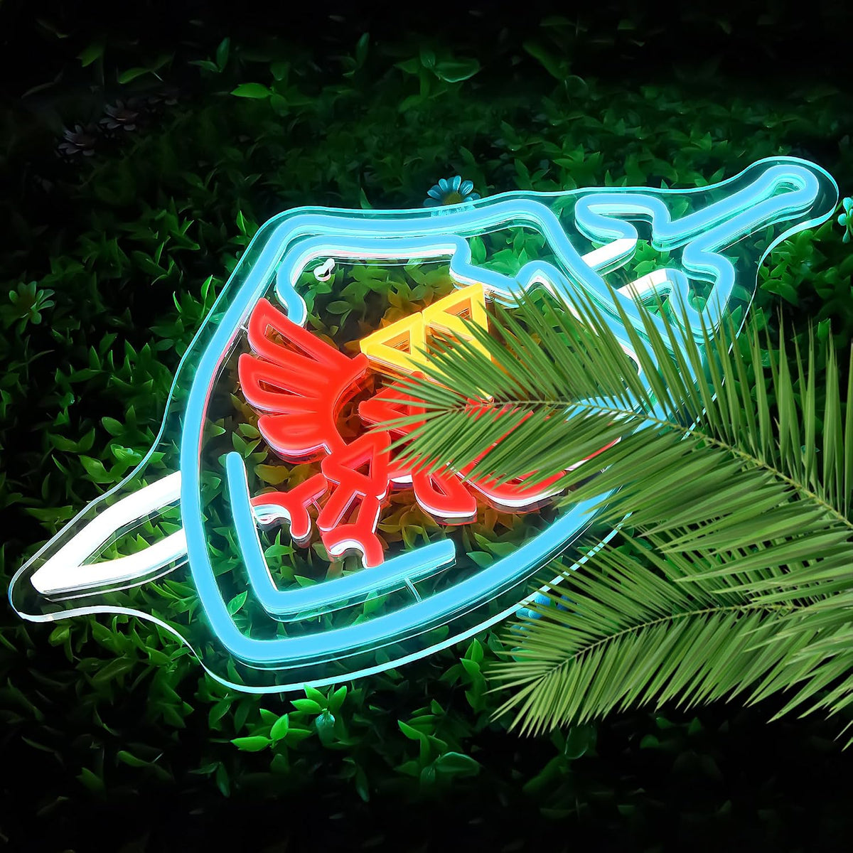 FTMGGDG Gaming Sword & Shield LED Sign – 4 Styles - Flex Gamingproduct_type
