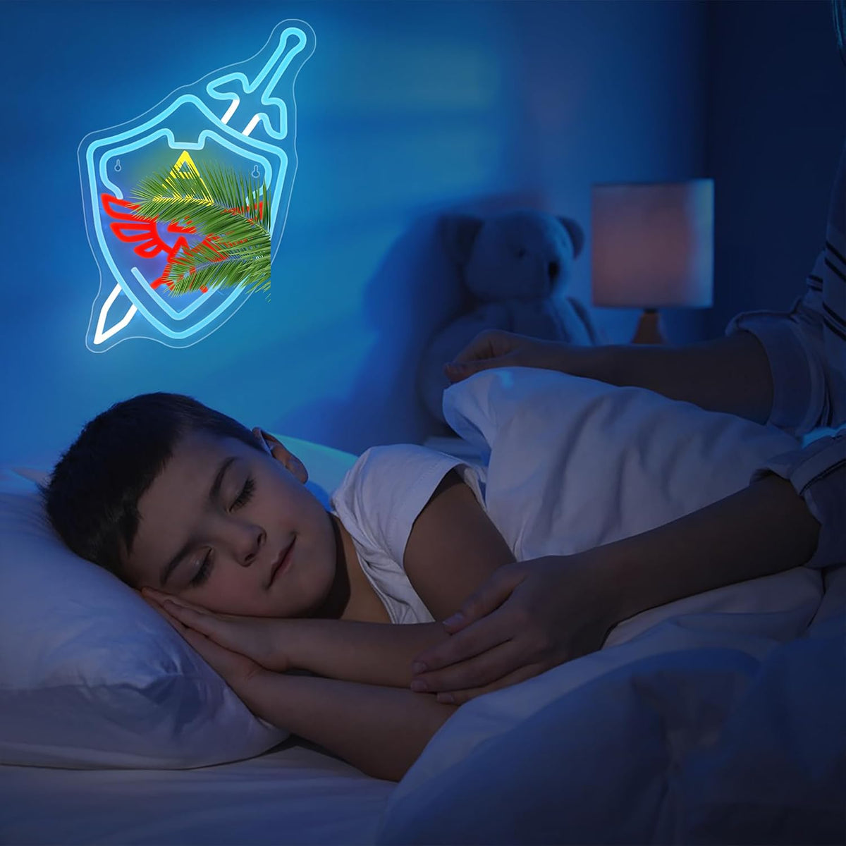 FTMGGDG Gaming Sword & Shield LED Sign – 4 Styles - Flex Gamingproduct_type