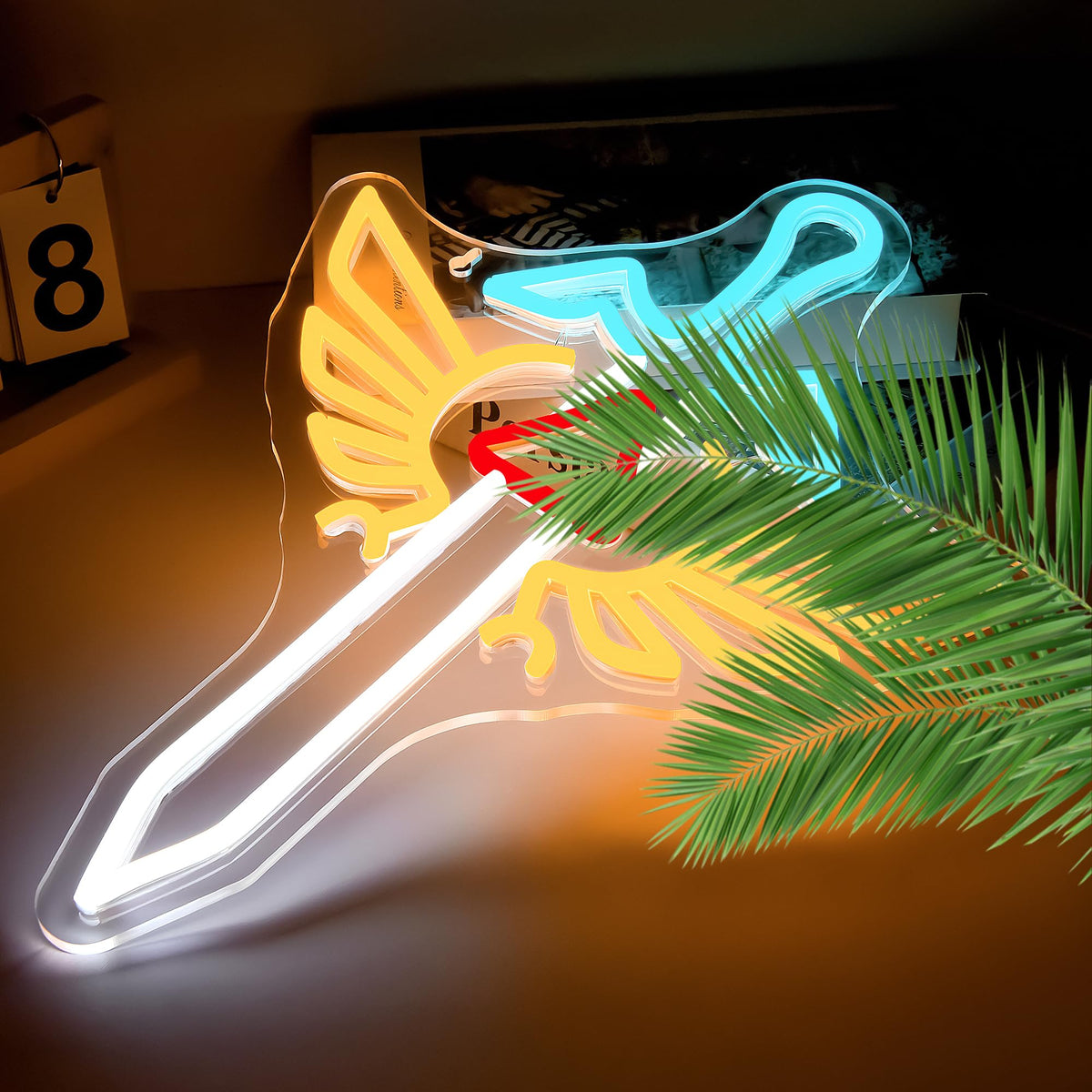 FTMGGDG Gaming Sword & Shield LED Sign – 4 Styles - Flex Gamingproduct_type