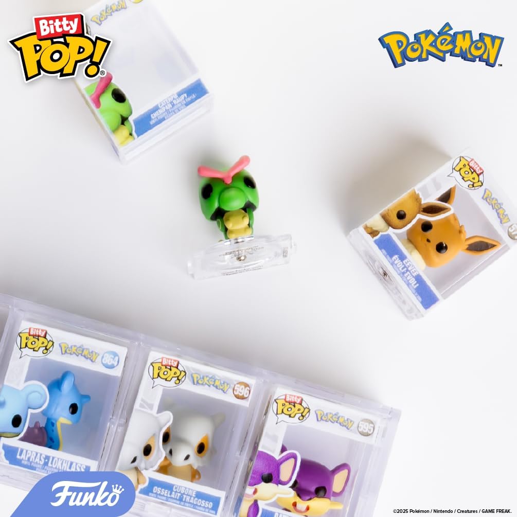 Funko Bitty Pop! Pokémon 4-Pack – Squirtle, Eevee, Growlithe & Psyduck - Flex Gamingproduct_type