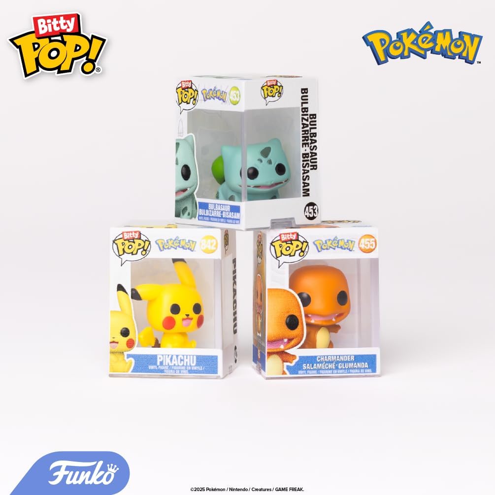 Funko Bitty Pop! Pokémon 4-Pack – Squirtle, Eevee, Growlithe & Psyduck - Flex Gamingproduct_type