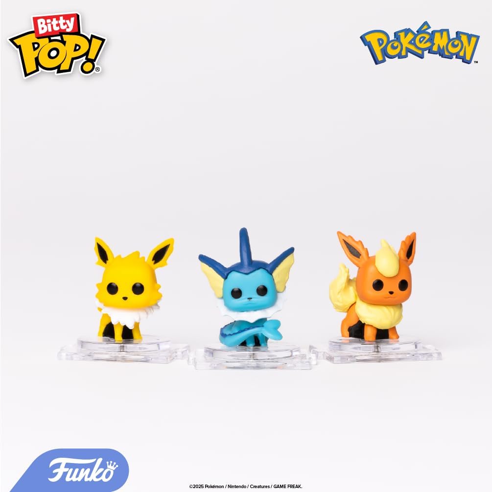 Funko Bitty Pop! Pokémon 4-Pack – Squirtle, Eevee, Growlithe & Psyduck - Flex Gamingproduct_type